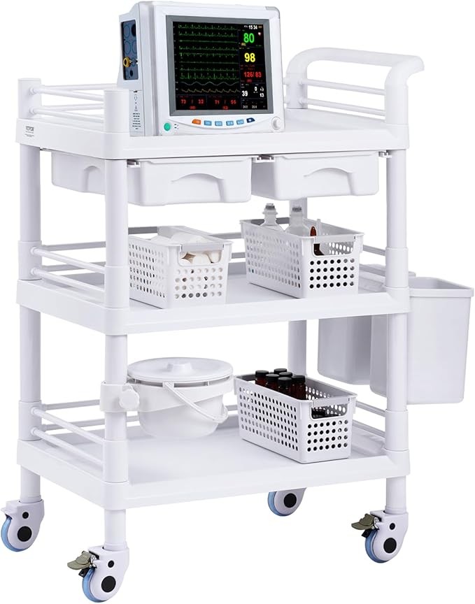 VEVOR medical mobile trolley